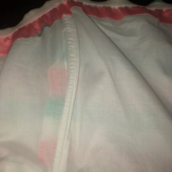 Vineyard Vines Strapless Dress 4 Stripes Pink Green White Back  Zipper Mini - Picture 13 of 16